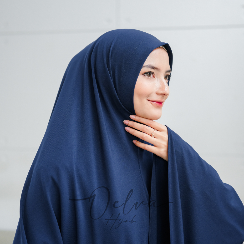 Oelva Hijab - Khimar Melayu Jumbo Non Pet Jersey Premium (HANNY JUMBO)
