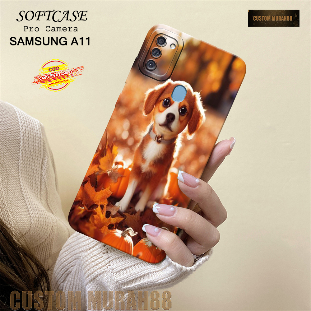 Case Samsung A11 Terbaru - Fashion Case DOGS - Casing Hp Samsung A11- Softcase Pro Camera Samsung A1