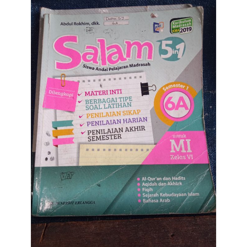 Salam 6A untuk MI kelas 6