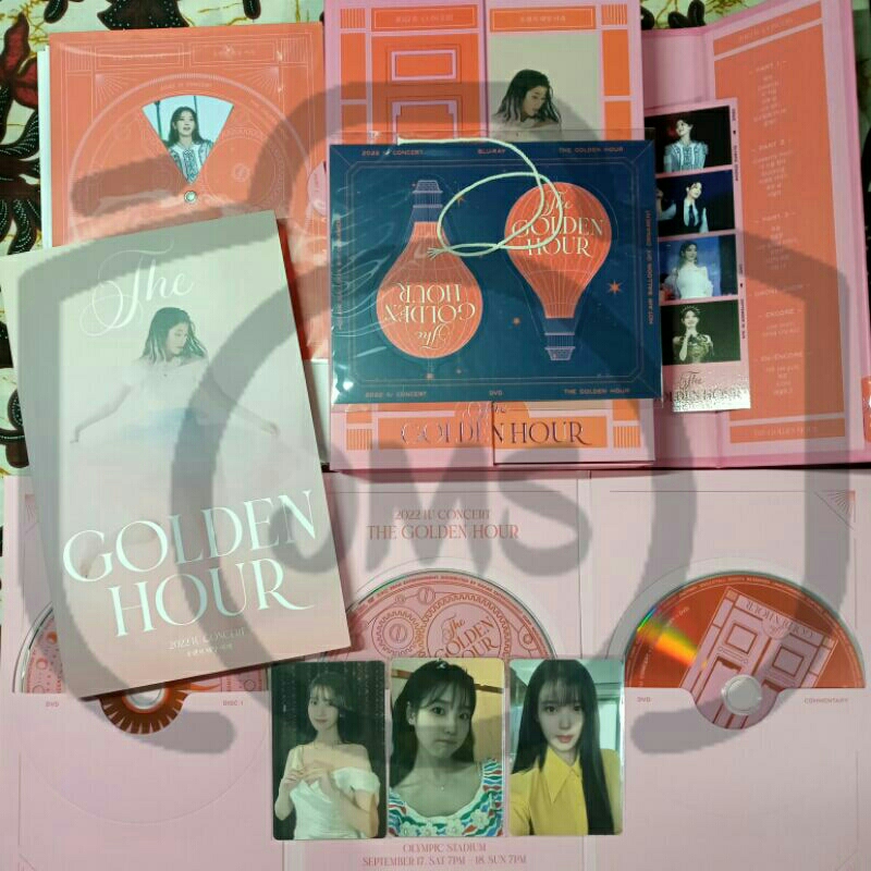 [READY] Sharing DVD 2022 IU Concert [The Golden Hour : Under The Orange Sun] Photocard PC DVD Bluray