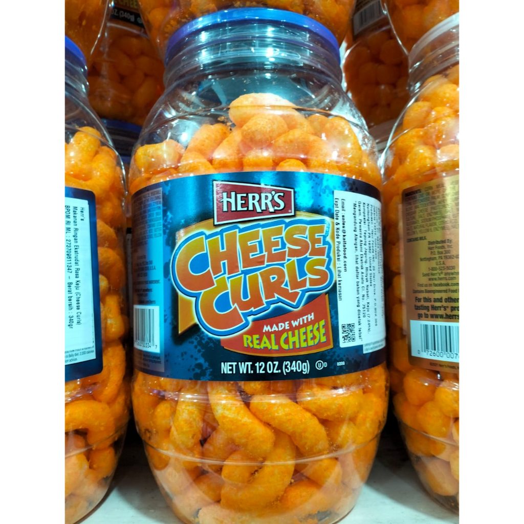 

herr's cheese curls 340g impor USA