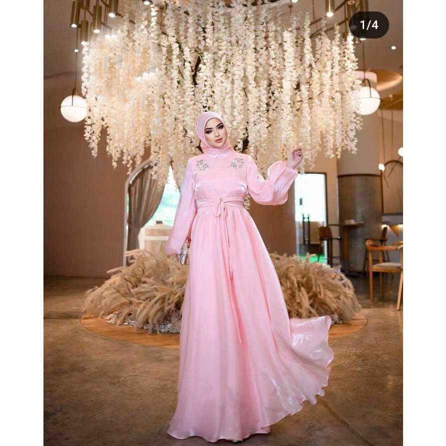 Gamis Murah l Pesta l Mewah l Meira dress Dress Viral