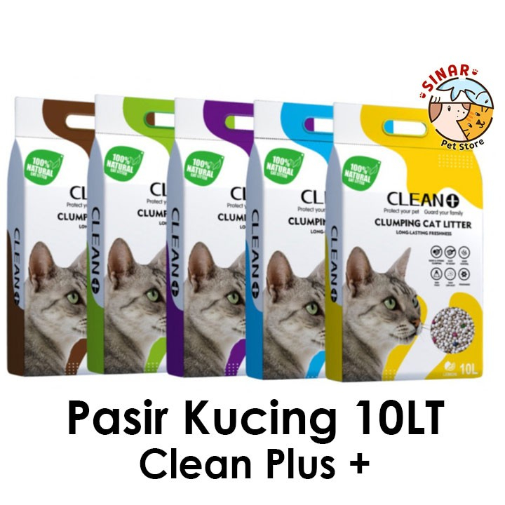 Pasir Gumpal Wangi Kucing/Bentonite 10Liter LT MEDAN/GOJEK/GRAB TOP CAT PREMIUM CAT LITTER BAIM WONG BOORNEO CARE CAT CUDDYPAW