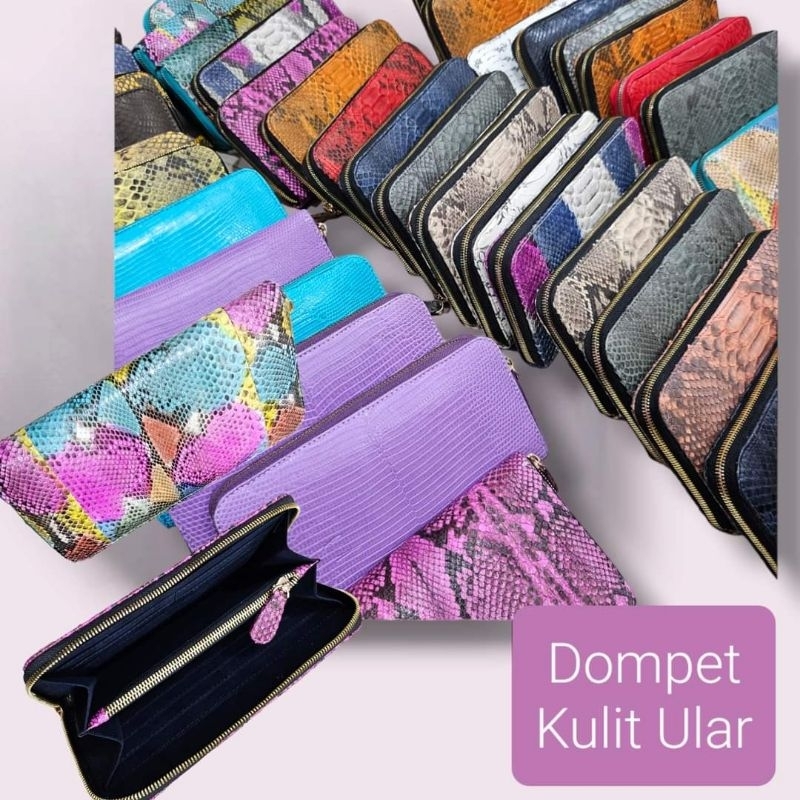 DOMPET WANITA FULL KULIT ULAR ASLI SN-591
