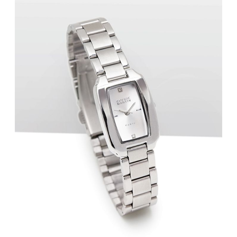 Jam tangan Fredella Silver watch Sophie Martin Paris jam tangan wanita shopie martin paris promo ter