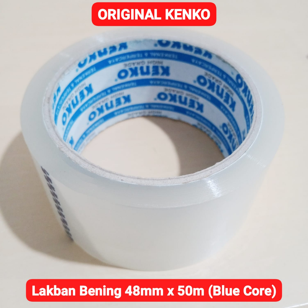 

LAKBAN/PEREKAT/SELOTIP KENKO BENING/COKLAT/FRAGILE Berkualitas Per pcs 48mm x 50m