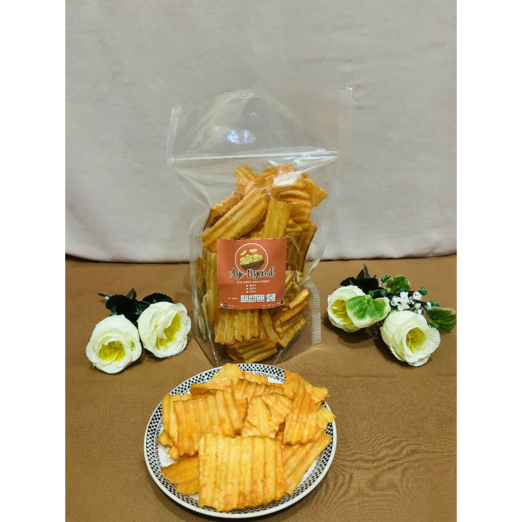 

✔KERIPIK SINGKONG 100 GR | KERIPIK CHUBA | SINGKONG BAKAR BALADO | KERIPIK TALAS BALADO