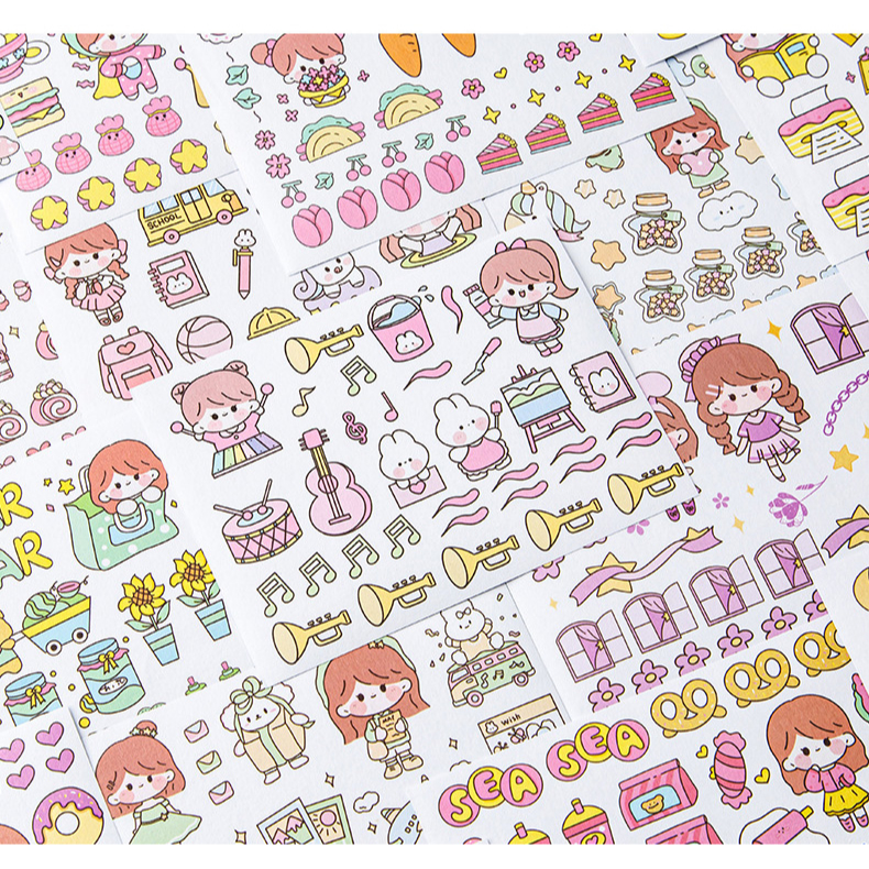 

Sticker Deco Aesthetic Lucu Momo Stiker Anti Air Tumblr DIY Hp/Stiker Motif Kartun Lucu ala Korea Dekorasi Buku Diary Memo Journal Catatan Harian Anak Sekolah Alat Tulis Bahan Kertas Washi