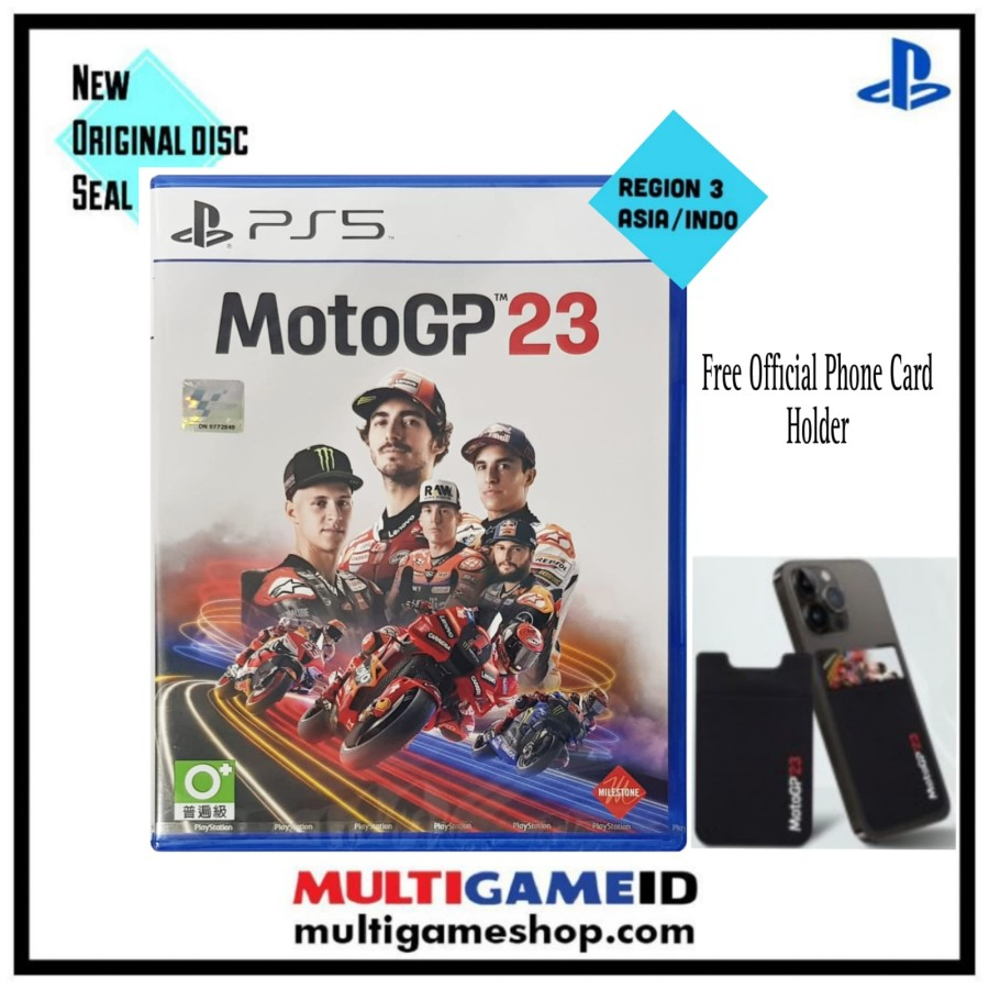 PS5 MotoGP 23 / Moto GP 23 / MotoGP23 +Phone Card Holder R3 Asia Version