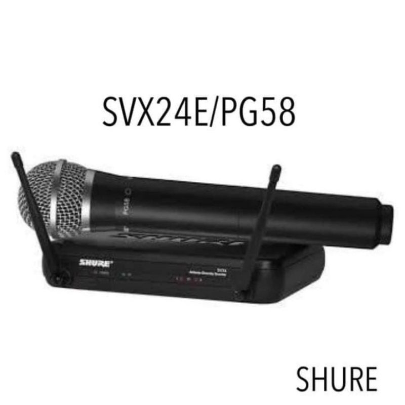 Mic Shure SVX24E-PG58 Original dan Garansi Resmi