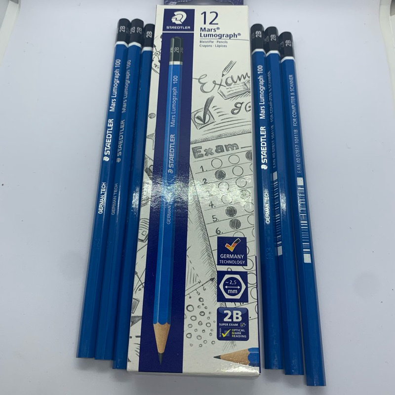 

Pensil 2B Staedtler Mars Lumograph Original Product (1 Pcs)