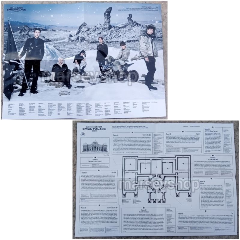 [SHARING] OFFICIAL LYRICS PAPER ALBUM 2022 WINTER SMTOWN: SMCU PALACE (GUEST EXO VER.)