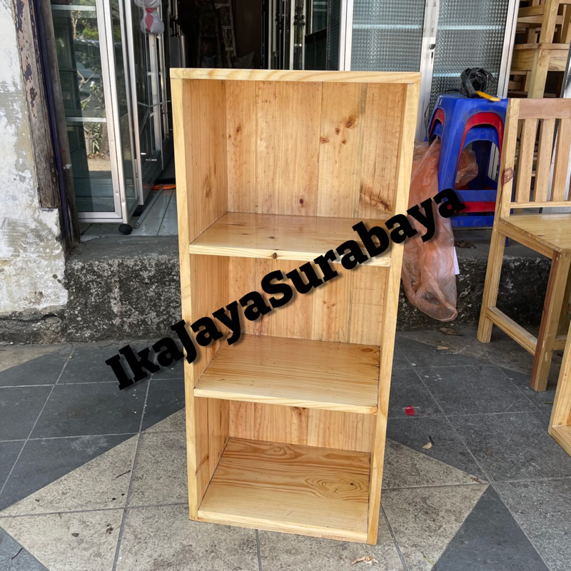 Rak susun kayu | Rak kotak loker | Rak kayu jati belanda