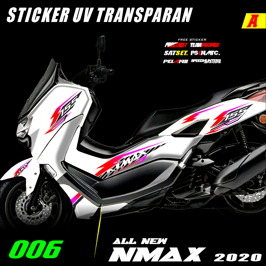 STRIPING TRANSPARAN N MAX NEW 155 STIKER N MAX NEW VARIAN WARNA PST 006