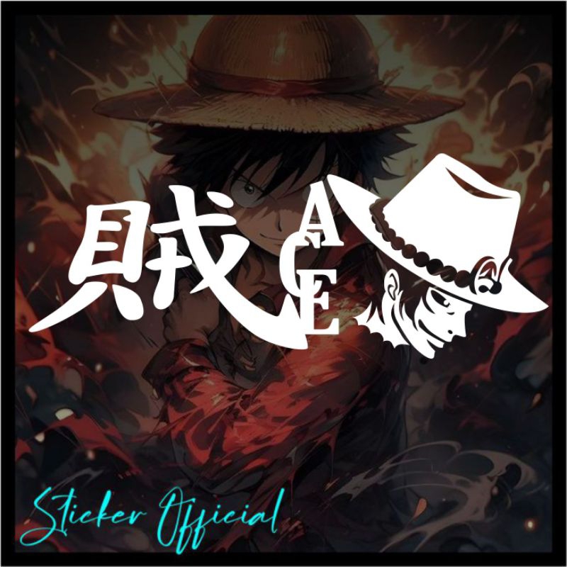 

sticker #48, one piece, ace
