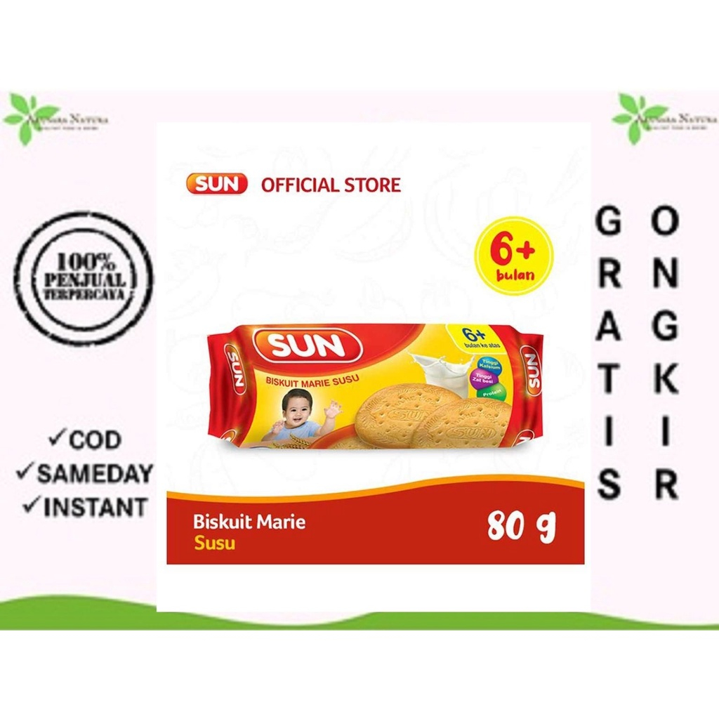 

SUN Marie Biskuit 80g & 150g