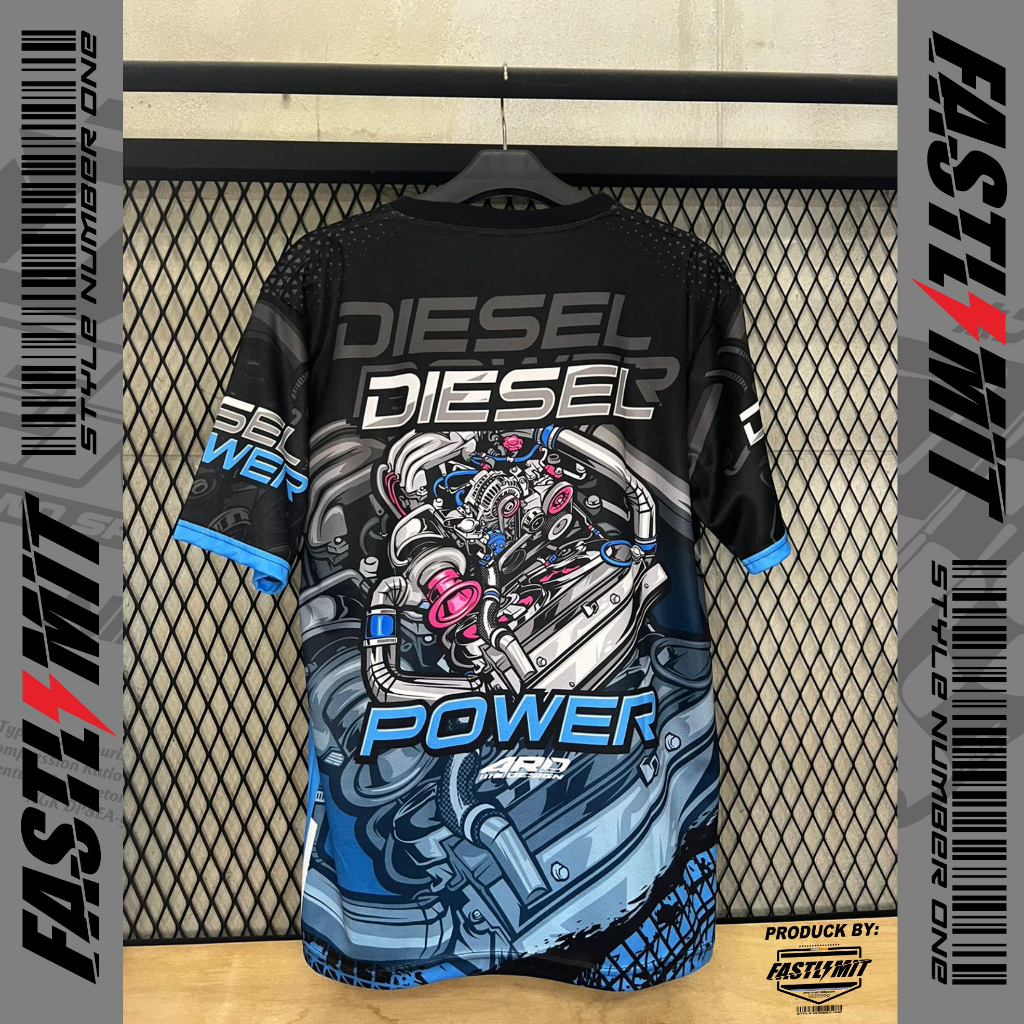 Kaos Jersey Diesel Power-Kaos Jersey Diesel Power Turbo Racing Keren