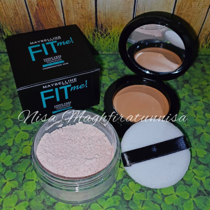 NsaKosmetik ✨ FIT ME MAYBELLINE || BEDAK TABUR + FONDATION
