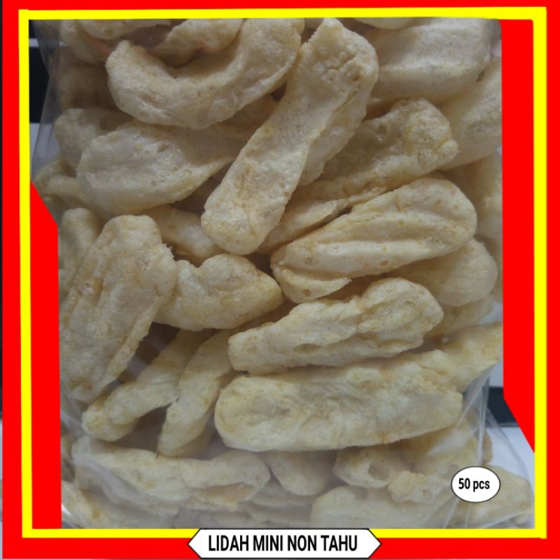 

Termurah Toping baso Aci dan seblak, Lidah standar/lidah mini isi 50pcs