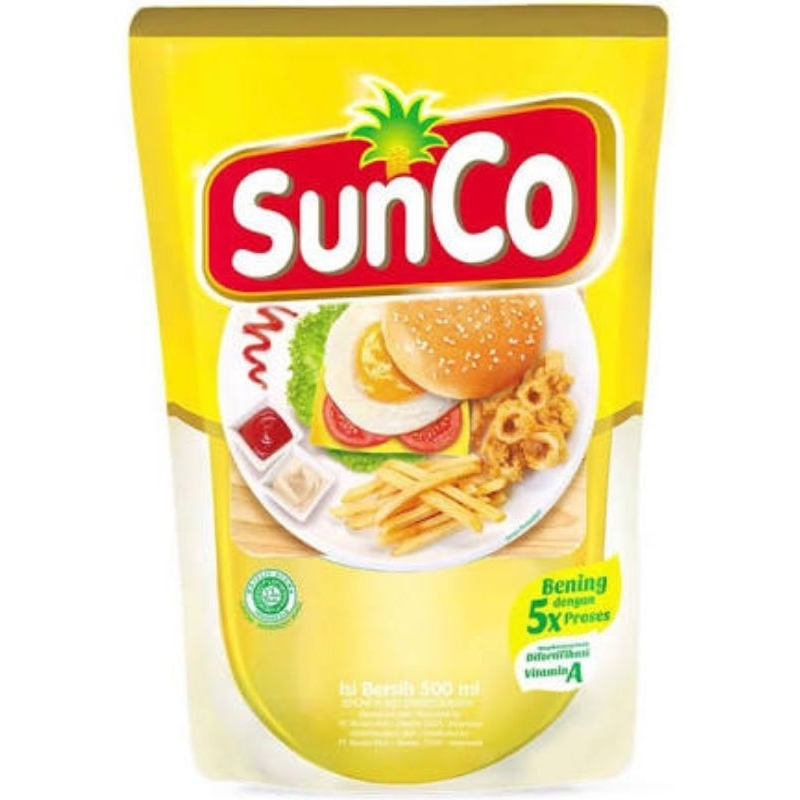 

minyak goreng sunco / bimoli refill 1 liter