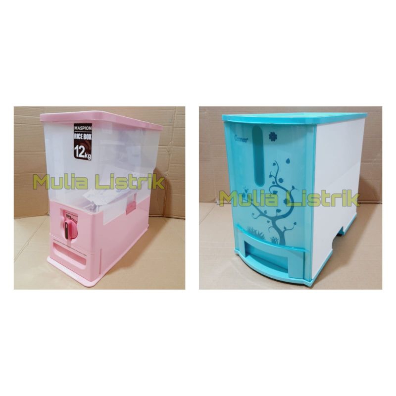 Tempat beras anti kutu anti tikus rice box kecil varian 7kg dan 12kg