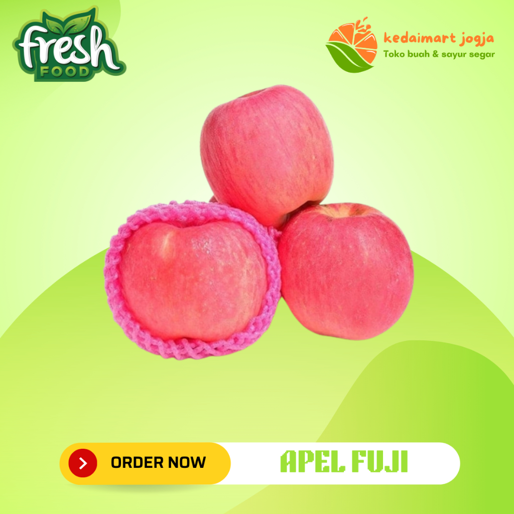 

Apel Fuji 1kg Buah Import Segar Kedaimart Jogja