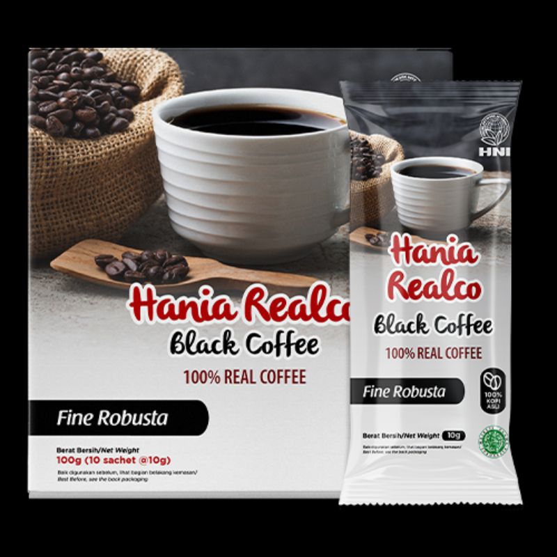 

HNI HANIA REALCO BLACK COFFEE FINE ROBUSTA HPAI