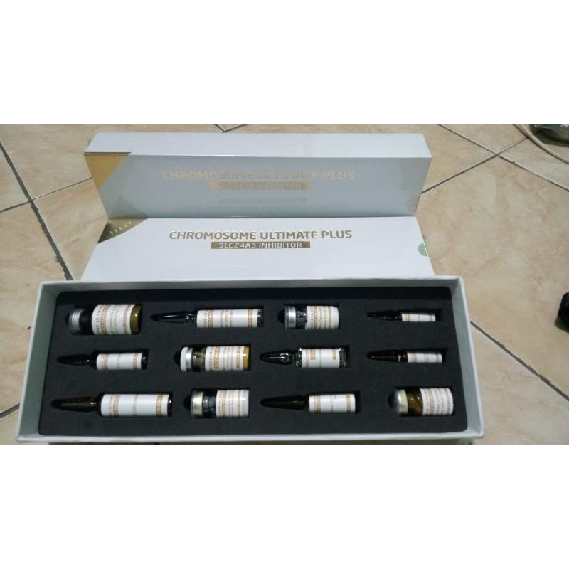 chromosome diamond/suntik putih/infus whitening