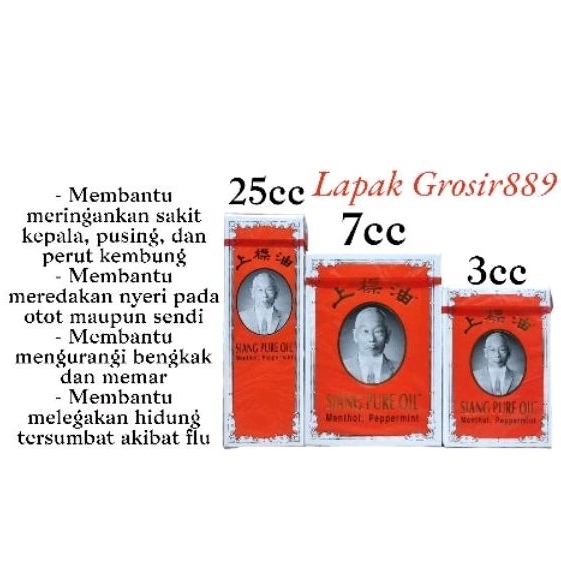 Minyak SIANG PURE oil original thailand