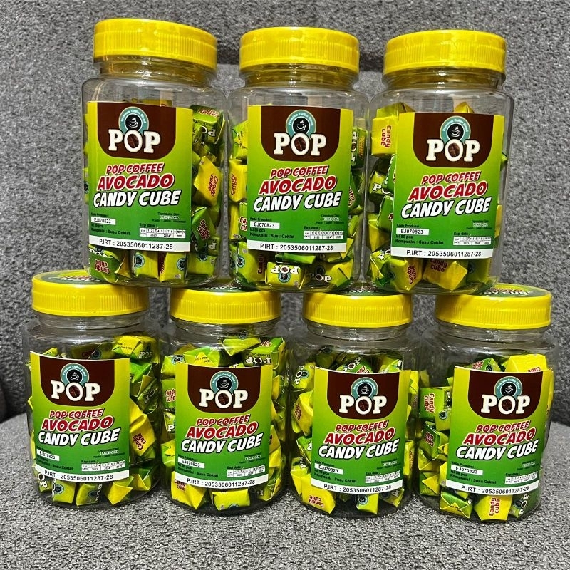 

POP AVOCADO CANDYCUBE ISI 60 PCS