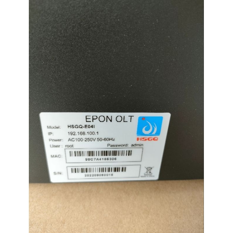 olt hsgq 4 port sudah lengkap sfp