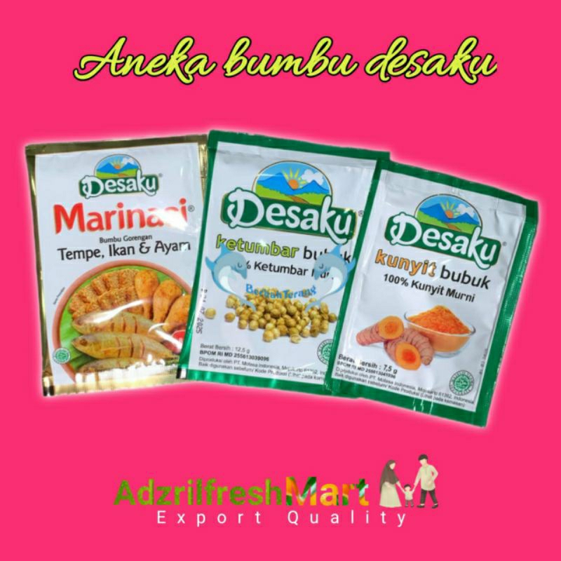 

ANEKA BUMBU REMPAH INSTAN DESAKU ( 15Ggr )