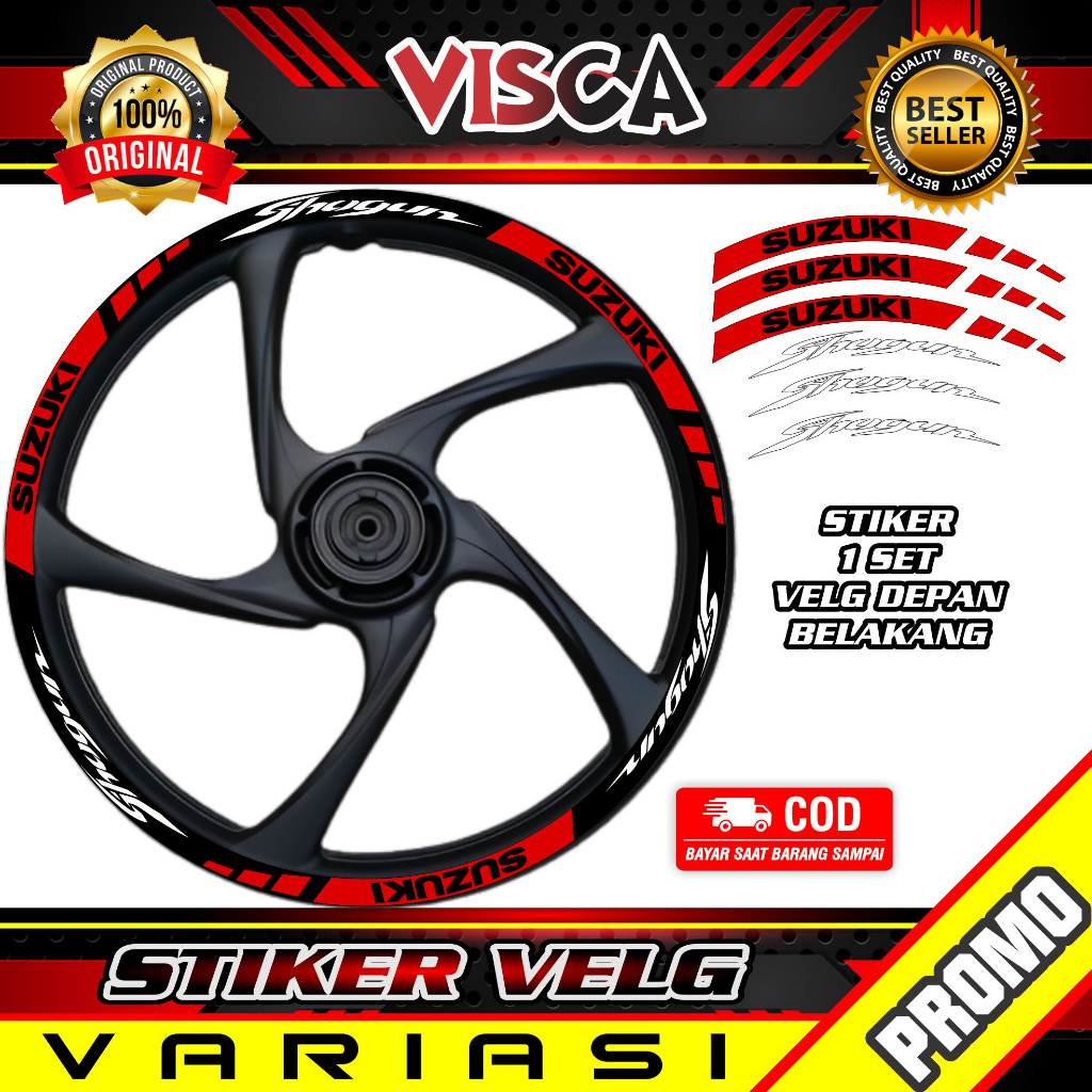Stiker Velg List Velg Motor Stiker Velg Sticker Velg Shogun