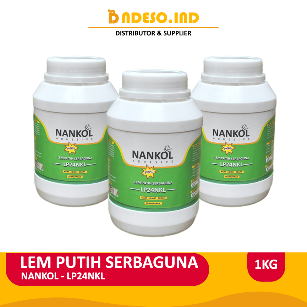 

Lem Putih Serbaguna PVAC Nankol - 1KG