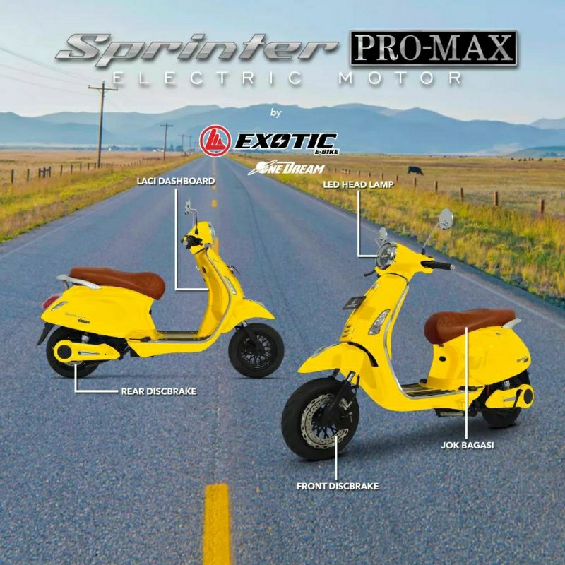 Motor Listrik Exotic Sprinter Pro Max..