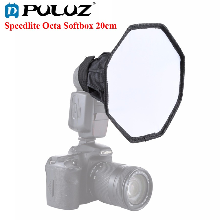 Puluz Okta Softbox Mini 20x20cm for Flash Godox TT600 TT520 TT685 V1