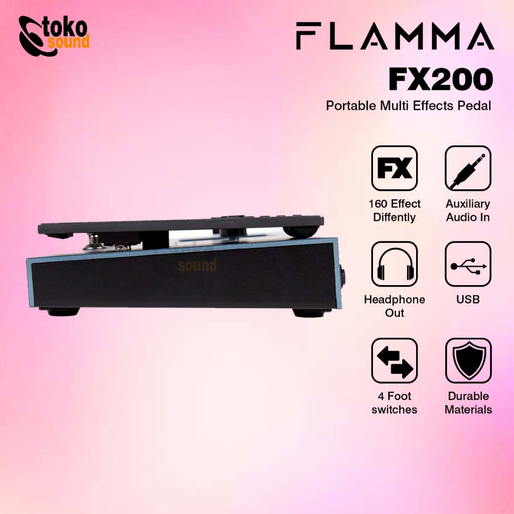 FLAMMA FX200 FX-200 Multi Effects Processor Pedal