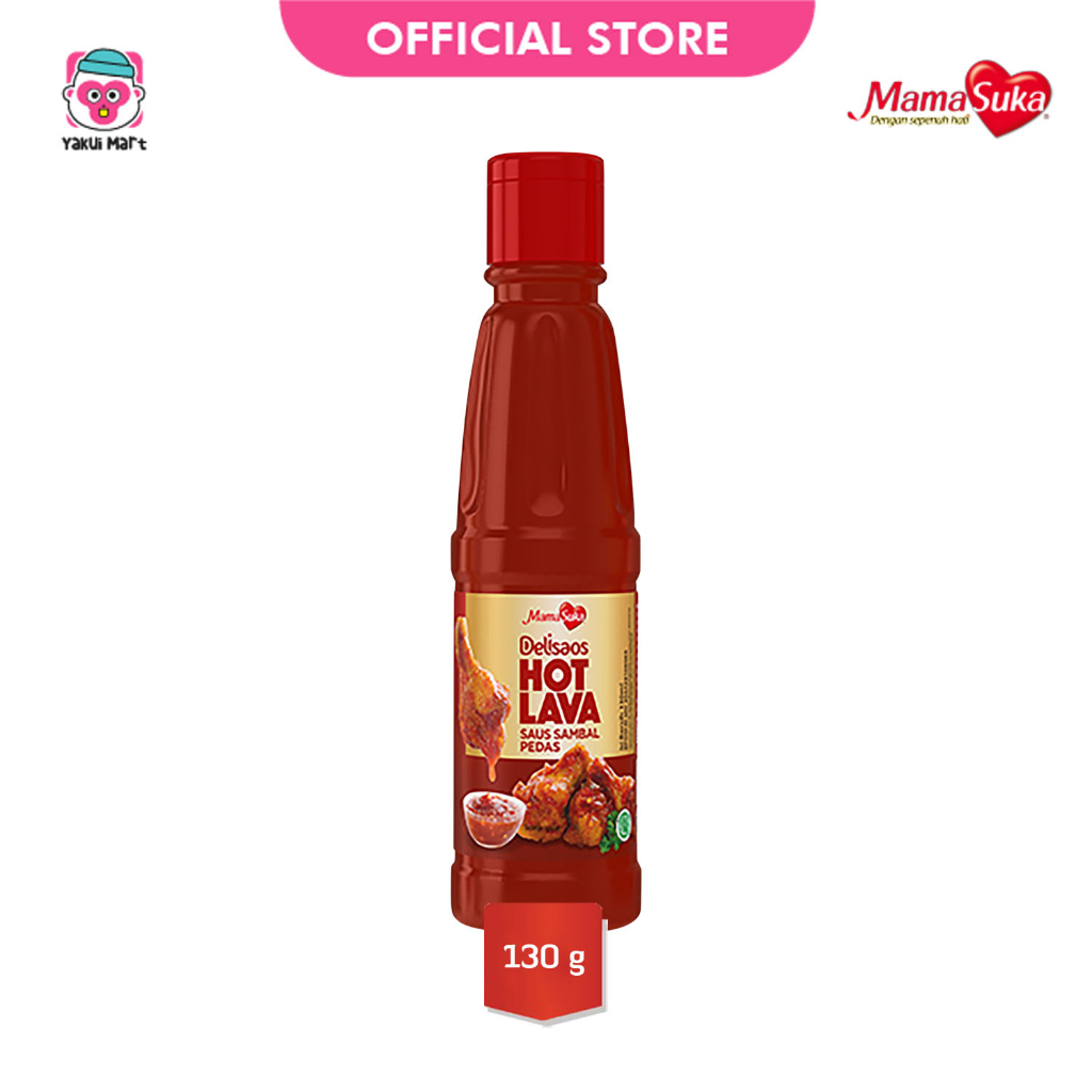 

Mamasuka Delisaos Hot Lava 160ml Saus Sambal Pedas 160g