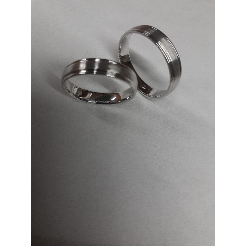 cincin pasangan perak murni 99 %