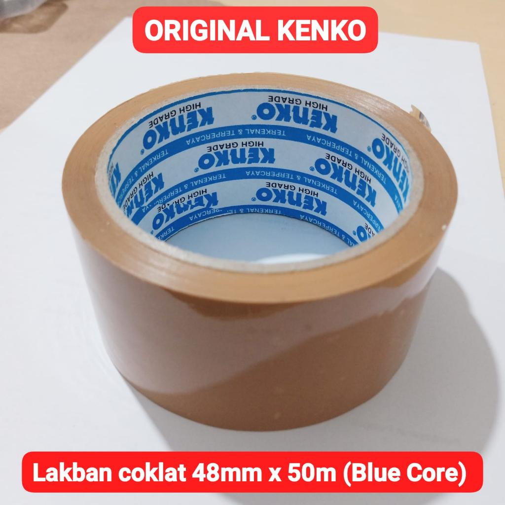 

Sale Kenko Lakban Bening/Coklat/Fragile 48mm x 50m Opp Tape Per Pcs