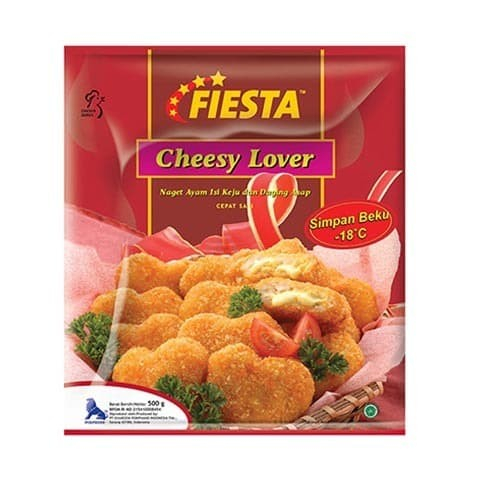

FIESTA CHEESY LOVER NUGGET 500 GR