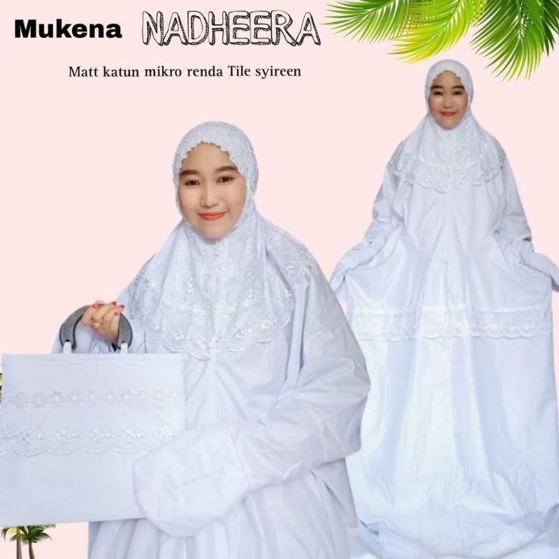Mukena Terusan Dewasa Nadheera Katun Mikro