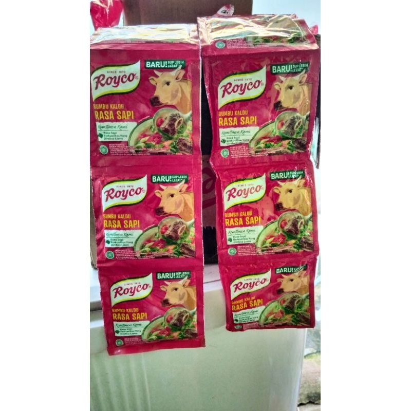 

Royco bumbu rasa sapi isi 8 gr 24 pcs