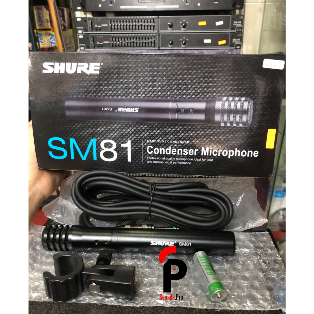 MIC SHURE SM81 CONDENSER MICROPHONE Cable