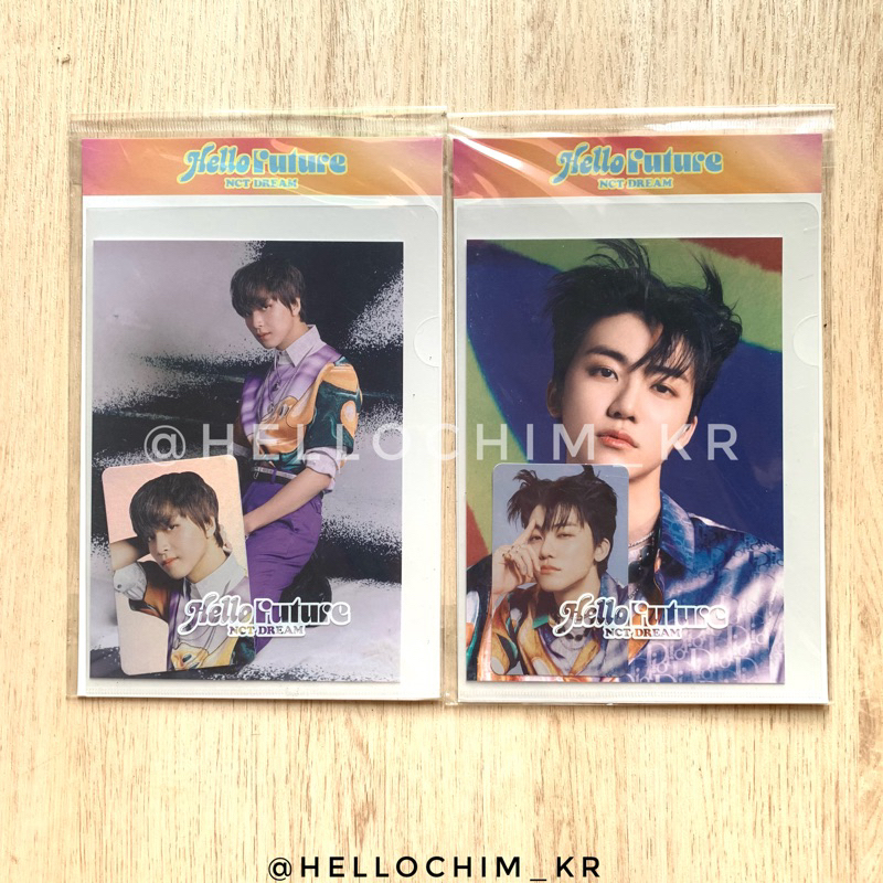 [SALE] postcard hologram photocard set hello future jaemin haechan
