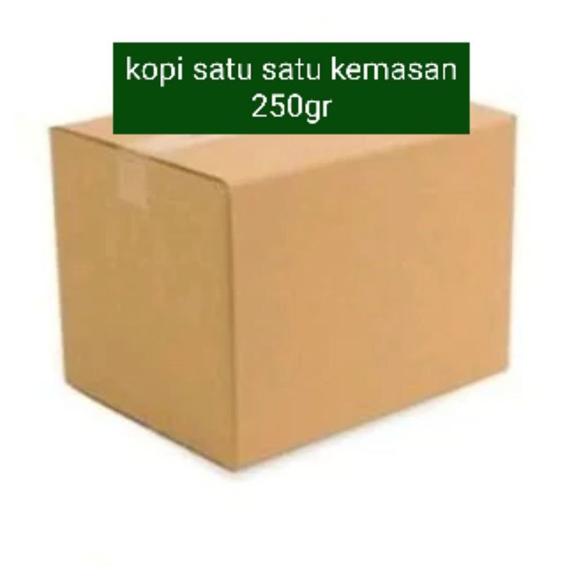 

Kardus kopi satu satu