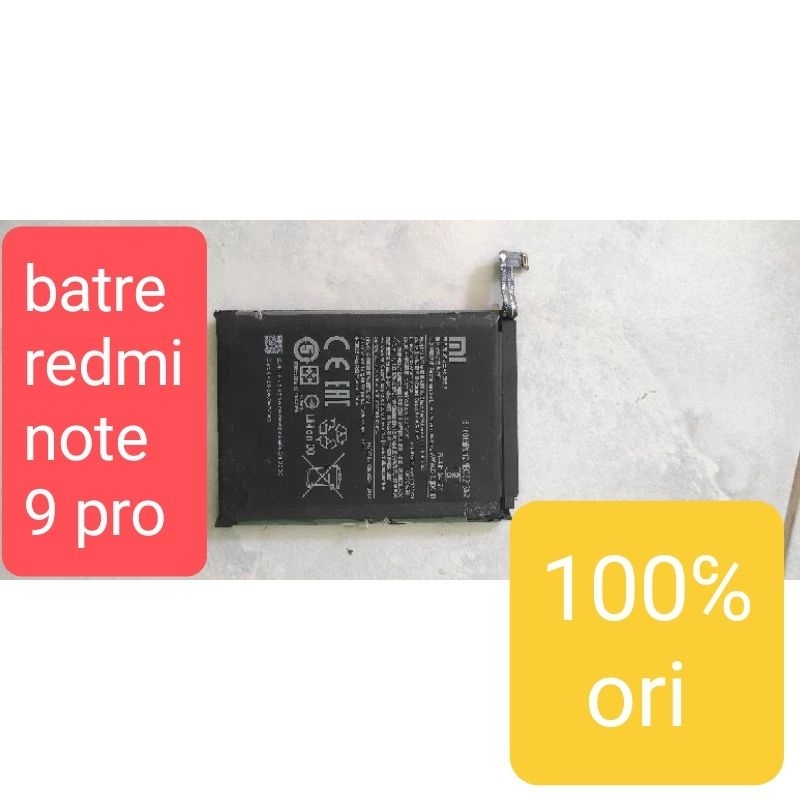 batrai ori redmi note 9 pro batre copotan redmi note 9 pro original