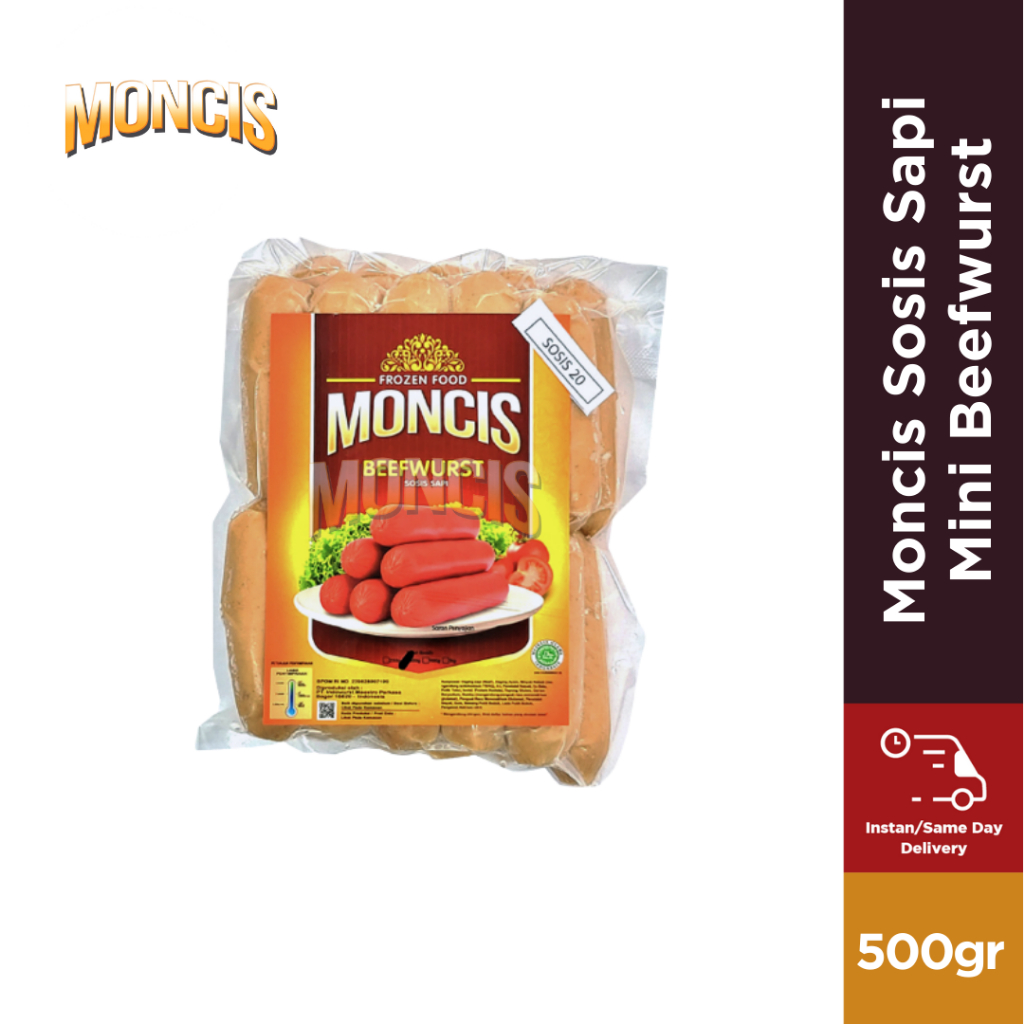 

Moncis Sosis Sapi Mini Beefwurst Isi 20