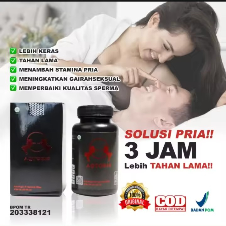 Terlariss & Tervirall - Aqtoris Suplemen Stamina Pria Dewasa, Lebih Kuat dan Tahan Lama - Pengental 