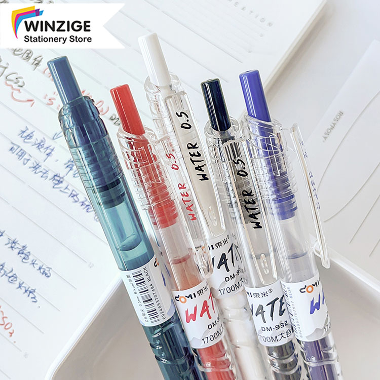 Winzige Pulpen gel 0.5mm pulpen aesthetic retractable gel pens lucu pen mekanik Alat Tulis
